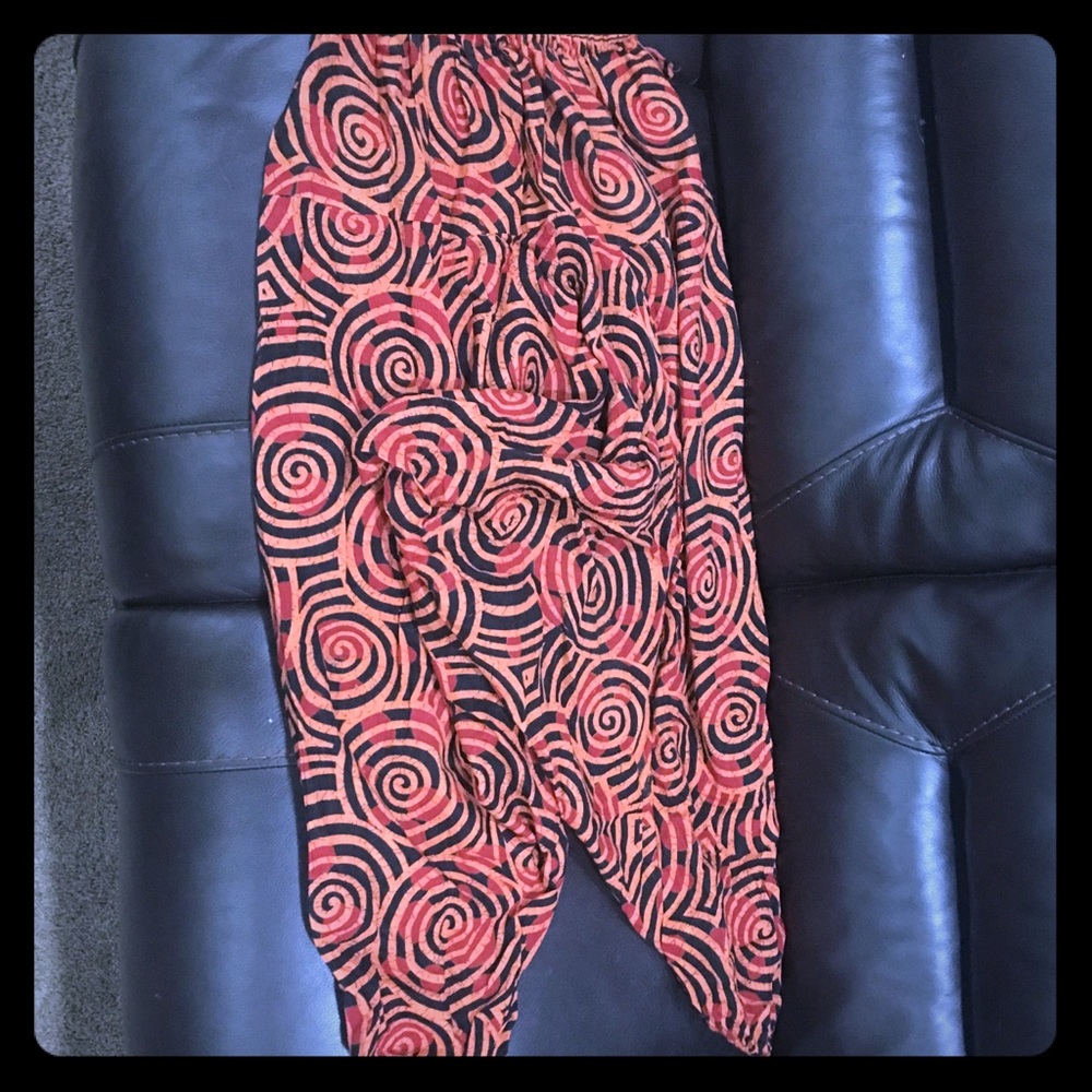 Trendy HAREM Pants With Funky Pattern